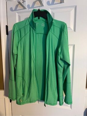 Antigua Green Full-Zip Golf Jacket